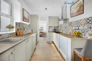 Kitchen virtual furnished